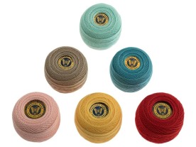6 ply Cotton Lace Yarn Colored No.50, 680mtrs 