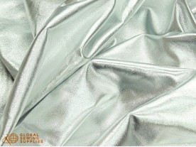 High Quality Lamb Skin in Metallic Silver Color