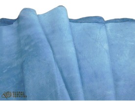 Pig Leather Skins Blue Color