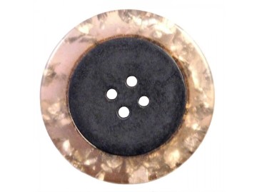 Κουμπί  πολυεστερικό με τέσσερις τρύπες Σx. Κ-117, 38 χιλιοστά