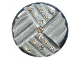 Button with Rhinestones - Art: MA-2064