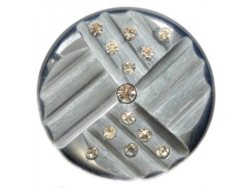 Κουμπί με στρας πέτρες -  Σχ: MA -2064