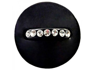 Πολυεστερικό κουμπί με κρυστάλλινες πέτρες  ΣΧ: MA- 1669
