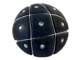 Button with Swarovski Rhinetones - Art: BU HAK -2 
