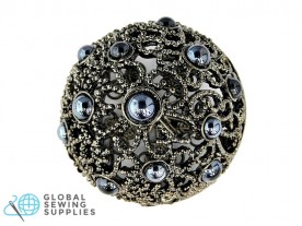 Metal Button with Pearls Art. MA-2132