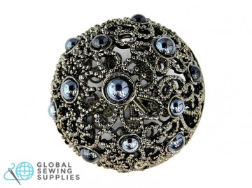 Metal Button with Pearls Art. MA-2132