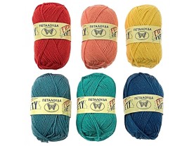 Yarn 50% Wool-50%  Acrylic 125 meters   