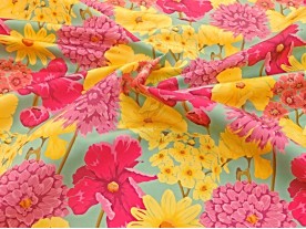 Designer Printed Mikado Fabric for Evening Dresses, Des. Dalie