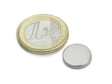 Δίσκος Μαγνήτης Νεοδυμίου (NdFeB) N45 12mm