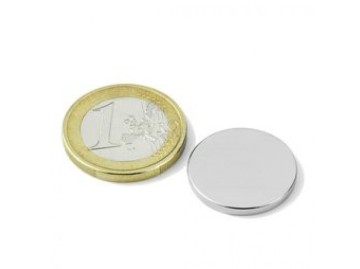 Δίσκος Μαγνήτης Νεοδυμίου (NdFeB) N45 20mm