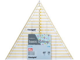 Patchwork Omnigrid Triangular Ruler by Prym