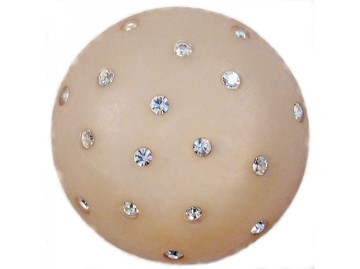 Button with Crystal Rhinestones - Art: BU HAK -1