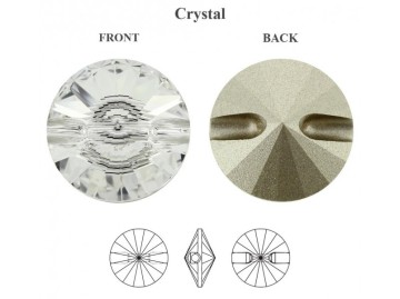 Botón de Swarovski Art. 3015 Crystal, 27mm