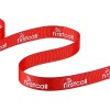Grosgrain ribbon tape with one color silk screen print, 15mm
