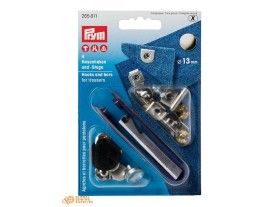 Prym Hook and Bar for Trousers 13mm (4 sets)