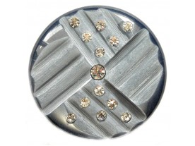 Button with Rhinestones - Art: MA-2064