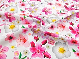 Designer Printed Mikado Fabric for Evening Dresses