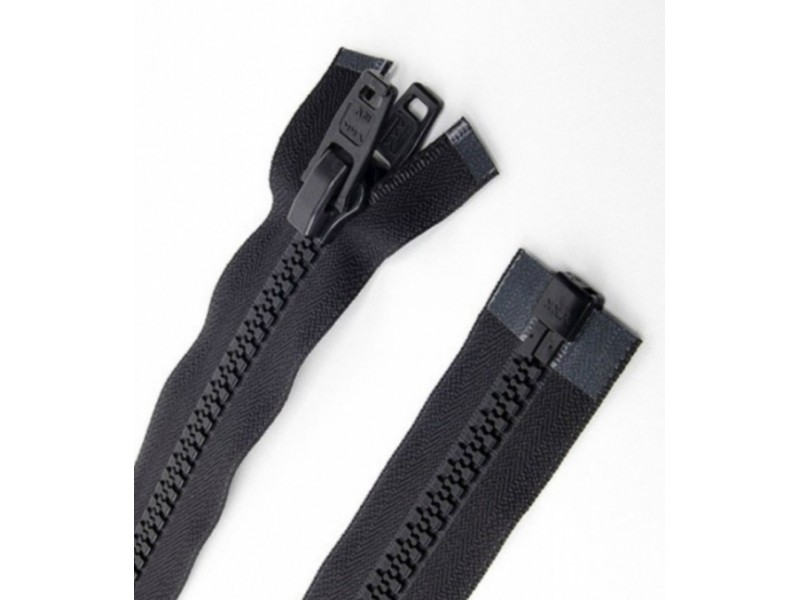 1/2Pcs 5# 120cm Metal Zippers Double Sliders Open-end Zips Auto