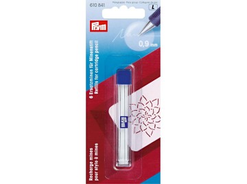 Prym White Marking Refills 0.9mm for cartridge pencil