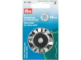 Serrated Replacement Blade for Rotary Cutter,Prym 45mm