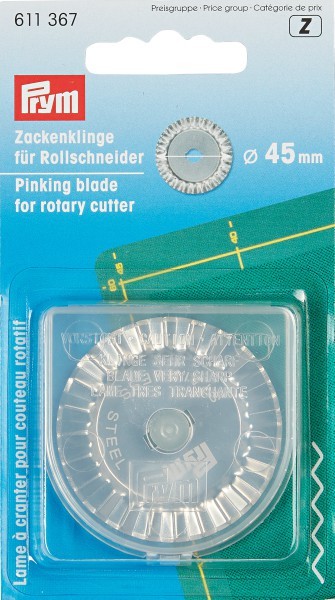 Serrated Spare Blade for Rotary Cutter Prym, 45mm